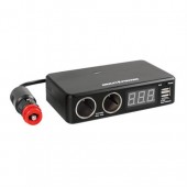 ΑΝΤΑΠΤΟΡΑΣ ΑΝΑΠΤΗΡΑ 12/24/36V ΔΙΠΛΟΣ ΜΕ 2 USB+ΒΟΛΤΟΜΕΤΡΟ MULTI POWER ΜΕ ΚΑΛΩΔΙΟ 80cm Αντάπτορες americat.gr