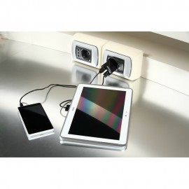 Lampa – Φορτιστής Πρίζας 220V σε 2 USB 5V 2.4A για Κινητά Smartphones Tablet Universal – 1 Τεμ. (L3894.9/T) Φορτιστές Σπιτιού americat.gr