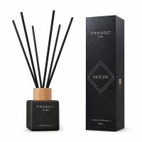 Fresso - Αρωματικό Χώρου με Στικ Molise 100 ml Premium Home Reed Diffuser με FlowScent, Μαύρο Γυάλινο Μπουκάλι και Μαύρα Στικ από Fiberglass - 1 Τεμ. (390020/FRE) Αρωματικά americat.gr