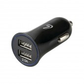 ΑΝΤΑΠΤΟΡΑΣ ΑΝΑΠΤΗΡΑ ΜΕ 2 USB 12/24V 2500 mA LED PLUG-IN 2 (Φ 25mm / ΜΗΚΟΣ 51mm) Φορτιστές 12 και 24V americat.gr
