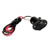 ΠΡΙΖΑ ΑΝΑΠΤΗΡΑ ΓΙΑ ΠΑΝΕΛ ΣΤΕΓΑΝΗ ΜΕ ΑΣΦΑΛΕΙΑ ΚΑΙ 90cm ΚΑΛΩΔΙΟ 12/24V Πρίζες Αναπτήρα americat.gr