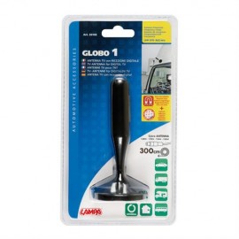 ΚΕΡΑΙΑ GLOBO 1 12V 130mm ΓΙΑ ΨΗΦΙΑΚΗ TV 300cm ΚΑΛΩΔΙΟ Κεραίες TV americat.gr