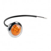 ΦΩΣ ΟΓΚΟΥ 12/24V LED ΠΟΡΤΟΚΑΛΙ ΣΤΡΟΓΓΥΛΟ 19,5mm 1ΤΕΜ. Φώτα Ογκου americat.gr