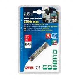 ΦΩΣ ΟΓΚΟΥ ΦΟΡΤΗΓΟΥ 4LED ΚΟΚΚΙΝΟ 12/24V 70x16x11mm ΑΔΙΑΒΡΟΧΟ 1ΤΕΜ. Φώτα Ογκου americat.gr