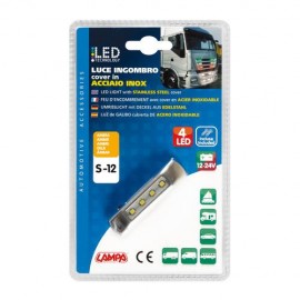 ΦΩΣ ΟΓΚΟΥ ΦΟΡΤΗΓΟΥ 4LED ΠΟΡΤΟΚΑΛΙ 12/24V 70x16x11mm ΑΔΙΑΒΡΟΧΟ 1ΤΕΜ. Φώτα Ογκου americat.gr