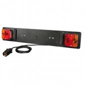 Μπάρα Τρέιλερ με φανάρια 12V 78x14cm με καλώδιο 2m και 7 PIN Ασφάλεια Φορτίου americat.gr