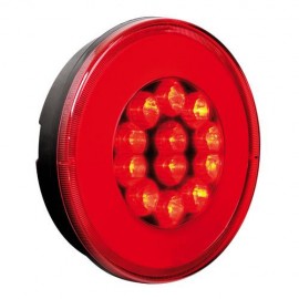 ΦΩΣ ΦΟΡΤΗΓΟΥ ΠΙΣΩ 12/24V O-LED 29LED 2ΧΡΗΣΕΩΝ ΣΤΡΟΓΓΥΛΟ 140mm 1ΤΕΜ. Εξωτερικά Οπίσθια Φώτα americat.gr