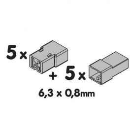 Περίβλημα 2 Θέσεων για Ασφάλειες 6,3x0.8mm (10τεμ) Ηλεκτρικά americat.gr