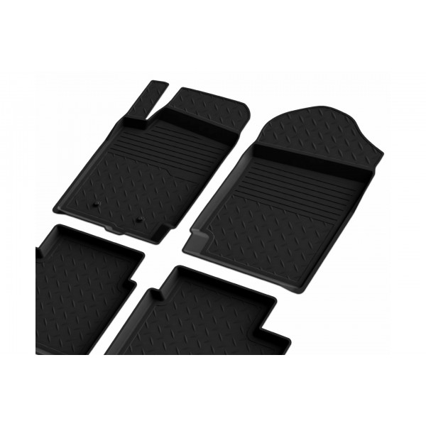 Πατάκια λάστιχο σε σκαφάκια μαύρα για Ford Ranger 2015+ S-Dizayn - 4 τεμ. Ford americat.gr