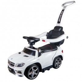 ΠΑΙΔΙΚΟ ΑΥΤΟΚΙΝΗΤΟ PUSH-CAR ΜΕ ΧΕΡΟΥΛΙ ΤΥΠΟΥ MERCEDES GL63 ΜΟΝΟΘΕΣΙΟ ΛΕΥΚΟ RACE AXION - 1 TEM. ATV's americat.gr