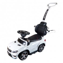 ΠΑΙΔΙΚΟ ΑΥΤΟΚΙΝΗΤΟ PUSH-CAR ΜΕ ΧΕΡΟΥΛΙ ΤΥΠΟΥ MERCEDES GL63 ΜΟΝΟΘΕΣΙΟ ΛΕΥΚΟ RACE AXION - 1 TEM. ATV's americat.gr