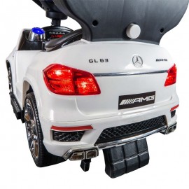 ΠΑΙΔΙΚΟ ΑΥΤΟΚΙΝΗΤΟ PUSH-CAR ΜΕ ΧΕΡΟΥΛΙ ΤΥΠΟΥ MERCEDES GL63 ΜΟΝΟΘΕΣΙΟ ΛΕΥΚΟ RACE AXION - 1 TEM. ATV's americat.gr