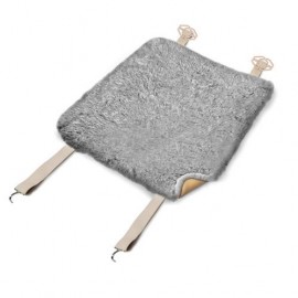 ΜΑΞΙΛΑΡΑΚΙ ΚΑΘΙΣΜΑΤΟΣ COMFORT MAX ΓΚΡΙ ΓΟΥΝΙΝΟ ΧΝΟΥΔΩΤΟ SHEEPSKIN (45 x 45 cm) Μαξιλαράκια και Κουβέρτες americat.gr