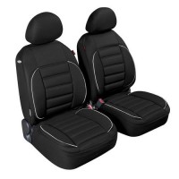 Καλύμματα Καθισμάτων DE-LUXE SPORT EDITION 2τεμ. Μαύρο Μπροστινά Καλύμματα americat.gr