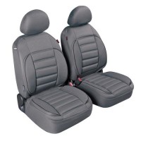 Καλύμματα Καθισμάτων DE-LUXE SPORT EDITION 2τεμ. Γκρι Μπροστινά Καλύμματα americat.gr