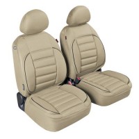 Καλύμματα Καθισμάτων DE-LUXE SPORT EDITION 2τεμ. Μπεζ Μπροστινά Καλύμματα americat.gr