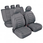 Καλύμματα Καθισμάτων DE-LUXE SPORT EDITION Υφασμα JACQUARD Σετ 4τεμ. Γκρι Ολοκληρωμένα σετ Καλυμμάτων americat.gr