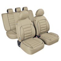 Καλύμματα Καθισμάτων DE-LUXE SPORT EDITION Υφασμα JACQUARD Σετ 4τεμ. Μπεζ Ολοκληρωμένα σετ Καλυμμάτων americat.gr