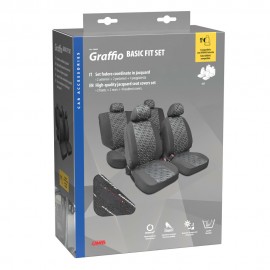 Lampa - ΚΑΛΥΜΜΑΤΑ ΣΕΤ GRAFIO POLYESTER ΓΡΑΦΙΤΗΣ - 8 τεμ. (L5486.0) Ολοκληρωμένα σετ Καλυμμάτων americat.gr