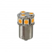P21W 24/32V Ba15s 50lm 10xSMDx1CHIP LED CAN-BUS (ΦΟΥΝΤΟΥΚΙ) ΠΟΡΤΟΚΑΛΙ ΔΙΑΘΛΑΣΗΣ BLISTER LAMPA - 1 TEM. Με Κάλυκα americat.gr