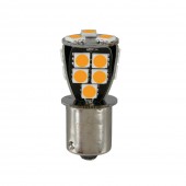 P21W 24/32V Ba15s 110lm 18xSMDx1CHIP LED CAN-BUS (ΦΟΥΝΤΟΥΚΙ) ΠΟΡΤΟΚΑΛΙ BLISTER​ LAMPA - 1 TEM. Με Κάλυκα americat.gr