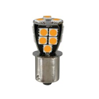P21W 24/32V Ba15s 110lm 18xSMDx1CHIP LED CAN-BUS (ΦΟΥΝΤΟΥΚΙ) ΠΟΡΤΟΚΑΛΙ BLISTER​ LAMPA - 1 TEM. Λαμπάκια americat.gr