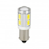 T4W 9-32V BA9s 200lm 10SMD LED ΛΕΥΚΟ BLISTER (ΔΙΠΛΗΣ ΠΟΛΙΚΟΤΗΤΑΣ) LAMPA - 2 ΤΕΜ Με Κάλυκα americat.gr