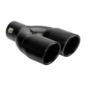 ΑΚΡΟ (ΜΠΟΥΚΑ) ΕΞΑΤΜΙΣΗΣ ΔΙΠΛΗ ΟΒΑΛ ΜΑΥΡΗ TS-73 37>60mm (ΜΗΚΟΣ: 228mm / ΦΑΡΔΟΣ: 163mm) LAMPA - 1 TEM. Μπούκες Εξάτμισης americat.gr