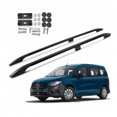 ΠΑΡΑΛΛΗΛΕΣ ΜΠΑΡΕΣ ΟΡΟΦΗΣ ΑΛΟΥΜΙΝΙΟΥ ΣΕ ΜΑΥΡΟ ΧΡΩΜΑ ELEGANCE L1 ΓΙΑ MERCEDES CITAN 2021+ ΜΕΓΙΣΤΟ ΒΑΡΟΣ ΦΟΡΤΙΟΥ 75KG OMTEC - 2 TEM. Παράλληλες Μπάρες Οροφής americat.gr