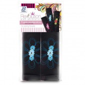 Bottari - ΜΑΞΙΛΑΡΑΚΙΑ ΖΩΝΗΣ ΜΑΥΡΑ ΜΕ ΜΠΛΕ ΛΟΥΛΟΥΔΙΑ - 1 set (ΒΟΤ29164) Μαξιλαράκια Ζώνης Ασφαλείας americat.gr