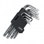 TORX ΚΛΕΙΔΙΑ 9 ΤΕΜΑΧΙΩΝ (T10/15/20/25/27/30/40/45/50) ΧΡΩΜΙΟ-ΒΑΝΑΔΙΟ (CRV) Εργαλεία americat.gr