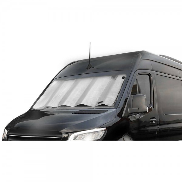 Lampa – Ηλιοπροστασία Εσωτερική Παρμπρίζ Van Deluxe Series L (Μαύρη/Ματ 85 x 160 cm), Κορυφαία Θερμική Ασπίδα Προστασίας για το Ταμπλό και την Καμπίνα του Επαγγελματικού σας Οχήματος - 1 Τεμ. (L6682.5) Προϊόντα americat.gr