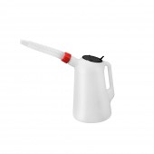 ΔΟΧΕΙΟ ΠΛΑΣΤΙΚΟ (HDPE) ΓΙΑ ΜΕΤΑΦΟΡΑ ΛΑΔΙΟΥ ΜΕ ΕΥΚΑΜΠΤΟ ΜΑΚΡΥ ΣΤΟΜΙΟ ΚΑΙ ΚΑΠΑΚΙ ΛΕΥΚΟ 2000ml LAMPA - 1 TEM. Εργαλεία Μεταφοράς Υγρών americat.gr