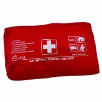 Car Commerce - Φαρμακείο Αυτοκινήτου Πιστοποιημένο DIN 13164:2022 σε Θήκη με Φερμουάρ και Velcro για Στερέωση - Kit Πρώτων Βοηθειών για Όχημα - 1 Τεμ. (68744-CC) Φαρμακεία Τρίγωνα Διάσωση americat.gr