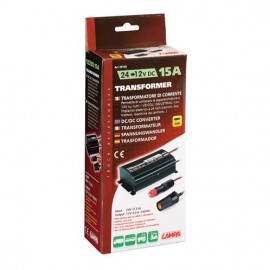 ΜΕΤΑΣΧΗΜΑΤΙΣΤΗΣ ΑΝΑΠΤΗΡΑ ΑΠΟ 24V (7,5Α) ΣΕ 12V (15A) 180W ΜΕ ΚΑΛΩΔΙΟ 75cm Ανορθωτές και Αντάπτορες americat.gr