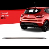 TRIM ΠΟΡΤ ΜΠΑΓΚΑΖ ΧΡΩΜΙΟΥ ΓΙΑ RENAULT CLIO 5D 2012+ S-DIZAYN - 1 τεμ. Διάφορα Διακοσμητικά Χρωμίου americat.gr