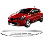 TRIM ΠΑΡΑΘΥΡΩΝ ΑΥΤΟΚΟΛΛΗΤΑ ΧΡΩΜΙΟΥ 8ΤΕΜ. ΓΙΑ RENAULT CLIO IV 5D 2012+ Διάφορα Διακοσμητικά Χρωμίου americat.gr