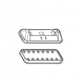 ΑΝΤΑΛΛΑΚΤΙΚΟ KIT XL ΜΕ ΛΑΣΤΙΧΟ ΠΟΔΙΩΝ ΓΙΑ ΜΠΑΡΕΣ DELTA ΚΑΙ OMEGA MENABO - 2 Τεμ. Αξεσουάρ Για Μπάρες Οροφής americat.gr