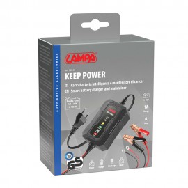 Lampa – Φορτιστής και Συντηρητής Μπαταρίας 6/12V Keep Power (4-120Ah 1A), Άμεση Επαναφορά της Ενέργειας με Έξυπνη Διαχείριση για Απόλυτη Μακροζωία – 1 Τεμ. (L7034.5) Φορτιστές Μπαταρίας americat.gr
