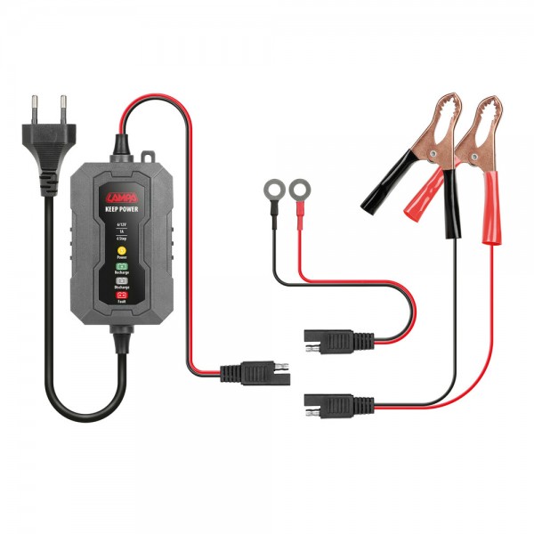 Lampa – Φορτιστής και Συντηρητής Μπαταρίας 6/12V Keep Power (4-120Ah 1A), Άμεση Επαναφορά της Ενέργειας με Έξυπνη Διαχείριση για Απόλυτη Μακροζωία – 1 Τεμ. (L7034.5) Φορτιστές Μπαταρίας americat.gr