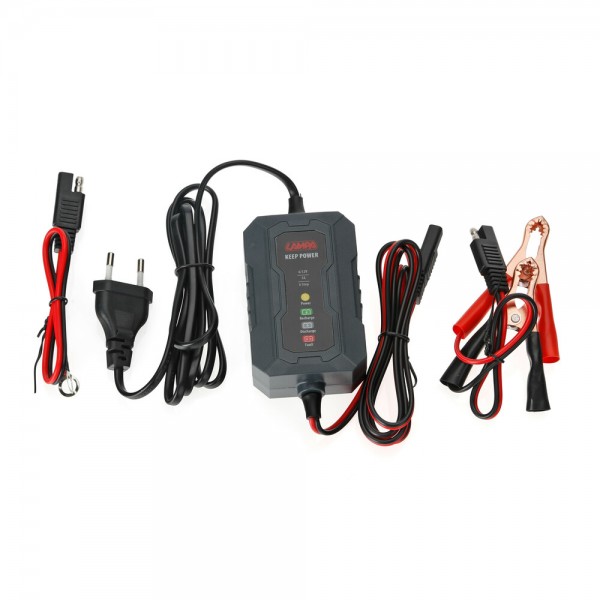 Lampa – Φορτιστής και Συντηρητής Μπαταρίας 6/12V Keep Power (4-120Ah 1A), Άμεση Επαναφορά της Ενέργειας με Έξυπνη Διαχείριση για Απόλυτη Μακροζωία – 1 Τεμ. (L7034.5) Φορτιστές Μπαταρίας americat.gr