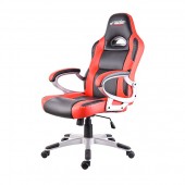 ΚΑΡΕΚΛΑ ΓΡΑΦΕΙΟΥ BUCKET ΜΕ ΡΟΔΑΚΙΑ ΚΟΚΚΙΝΗ/ΜΑΥΡΗ Καθίσματα americat.gr