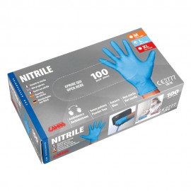 ΓΑΝΤΙΑ ΝΙΤΡΙΛΙΟΥ ΜΙΑΣ ΧΡΗΣΗΣ ΜΠΛΕ ΧΡΩΜΑ LARGE (L) LAMPA - 100 ΤΕΜ ΥΓΕΙΑ americat.gr