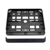 Amio - Πλαστικό Πλαίσιο Πινακίδας Moto (Μαύρο) 150x190 mm – 1 Τεμ. (01166/AM) Βάσεις Πινακίδας americat.gr