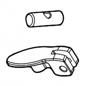 Menabo - Ανταλλακτικός Μοχλός Γρήγορης Ασφάλισης και Απασφάλισης Quick Fix Lever Χωρίς Κλειδαριά για Βάσεις Ποδηλάτου Juza / Chrono για στήριξη σε Μπάρες Οροφής T-Style - 1 Τεμ. (72160/MB) Άκρα για Μπάρες americat.gr