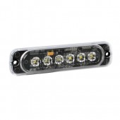 ΣΤΡΟΜΠΟ ΛΕΥΚΟ LF1 12/24V ΜΕ 6 LED 19 ΧΡΗΣΕΩΝ ΑΔΙΑΒΡΟΧΟ 113x28mm 1ΤΕΜ. Εξωτερικά Φώτα & Προβολείς LED americat.gr