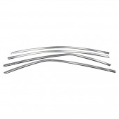 ΔΙΑΚΟΣΜΗΤΙΚΟ TRIM ΠΑΡΑΘΥΡΩΝ ΧΡΩΜΙΟ 4 ΤΕΜ. ΓΙΑ TOYOTA COROLLA 4D 2014+ Διάφορα Διακοσμητικά Χρωμίου americat.gr