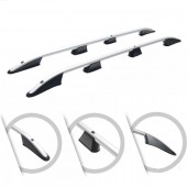ΜΠΑΡΕΣ ΟΡΟΦΗΣ ΓΙΑ FORD TRANSIT CONNECT / TOURNEO CONNECT / VW CADDY 2021+ ΠΑΡΑΛΛΗΛΕΣ L1 ΑΛΟΥΜΙΝΙΟΥ ΑΣΗΜΙ ΟMTEC - 2 TEMΑΧΙΑ Παράλληλες Μπάρες Οροφής americat.gr