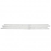 TRIM ΠΑΡΑΘΥΡΩΝ ΑΝΟΞΕΙΔΩΤΟ ΑΤΣΑΛΙ ΧΡΩΜΙΟ ΓΙΑ VW GOLF 5 PLUS 5D HB 2004-2007 - 4 ΤΕΜ. Αυτοκόλλητα Προφίλ και Τριμ americat.gr