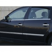 TRIM ΠΑΡΑΘΥΡΩΝ ΑΝΟΞΕΙΔΩΤΟ ΑΤΣΑΛΙ ΧΡΩΜΙΟ - 4 ΤΕΜ. ΓΙΑ VW PASSAT 3B SD / SW 1998-2005 Αυτοκόλλητα Προφίλ και Τριμ americat.gr